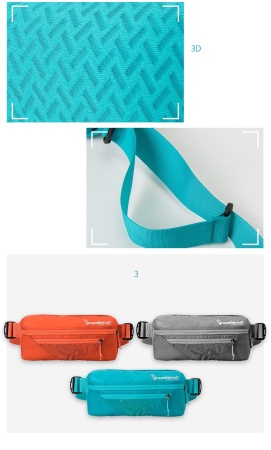 Ультралёгкая поясная сумка Green-Hermit Pouch Bag NAVY BLUE/M/115г/25х6х12см